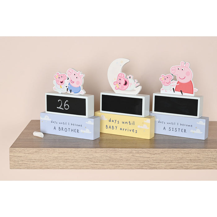 Peppa Pig Big Brother Countdown Plaque