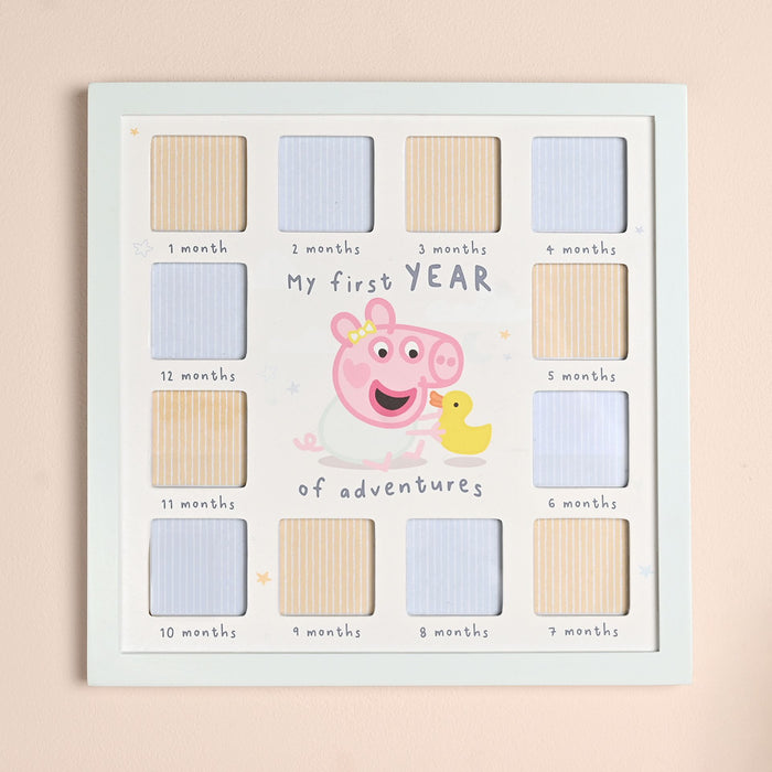 Peppa Pig First Year Photo Frame