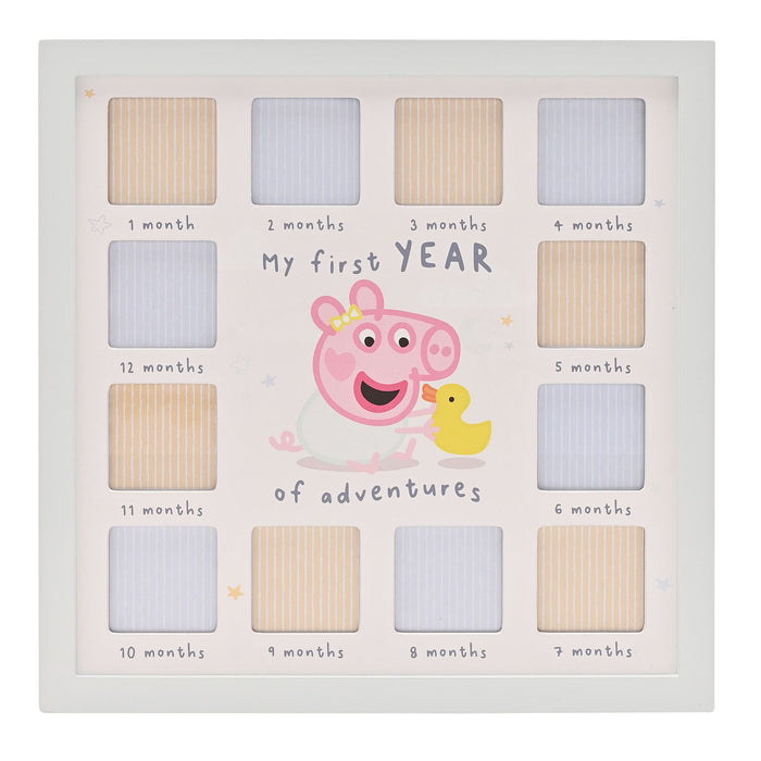 Peppa Pig First Year Photo Frame