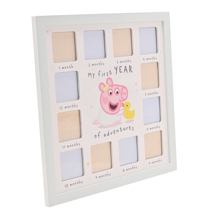 Peppa Pig First Year Photo Frame