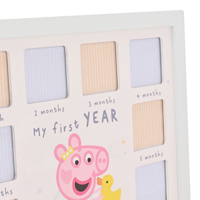 Peppa Pig First Year Photo Frame