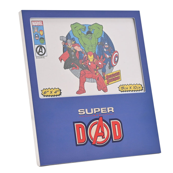 Marvel Avengers Aluminium Frame 6" x 4" - Super Dad