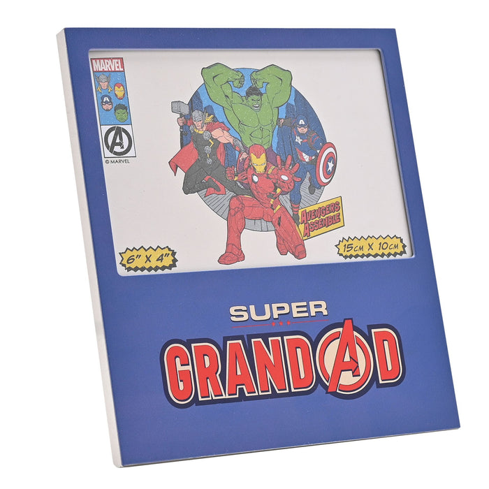 Marvel Avengers Aluminium Frame 6" x 4" - Super Grandad