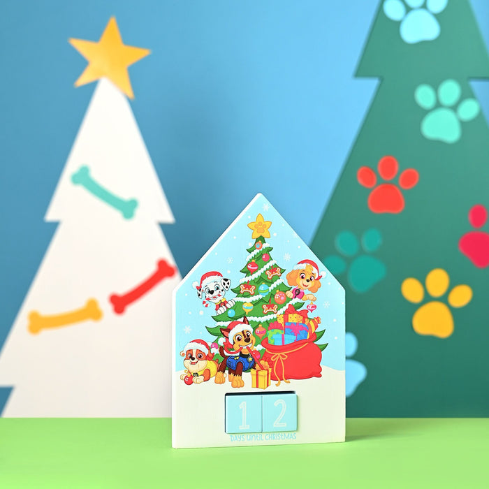 Paw Patrol Wooden Christmas Countdown Calendar