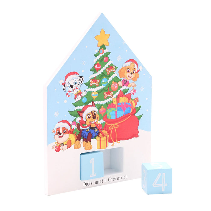 Paw Patrol Wooden Christmas Countdown Calendar