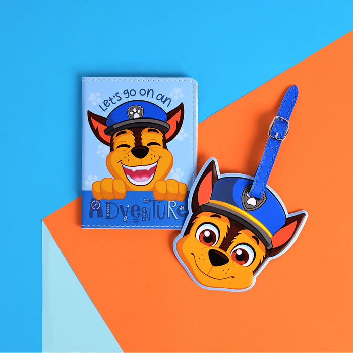 Paw Patrol Passport & Luggage Tag - Chase