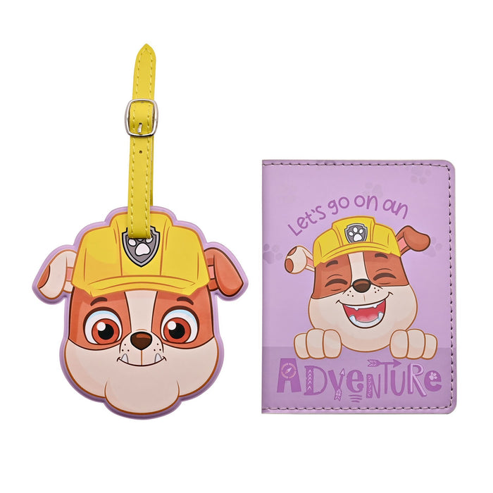 Paw Patrol Passport & Luggage Tag - Rubble