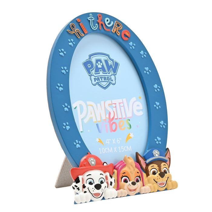 Paw Patrol Resin Oval Photo Frame "Hi There"