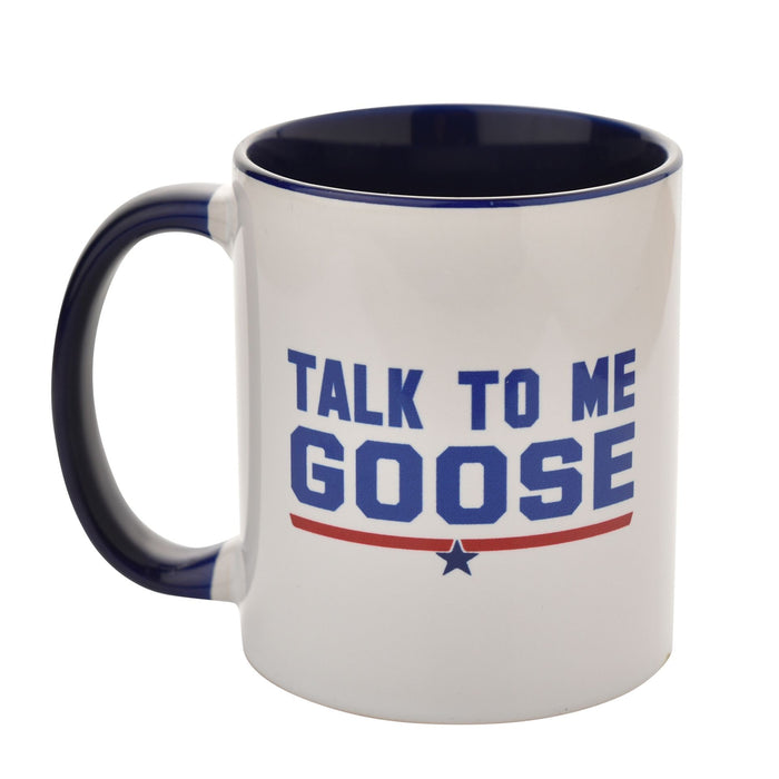 Top Gun Navy Blue Inside Mug 11oz 'Talk To Me Goose'