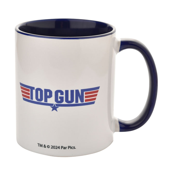 Top Gun Navy Blue Inside Mug 11oz 'Talk To Me Goose'