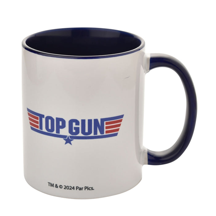 Top Gun Navy Blue Inside Mug 11oz 'Feel the Need for Speed'