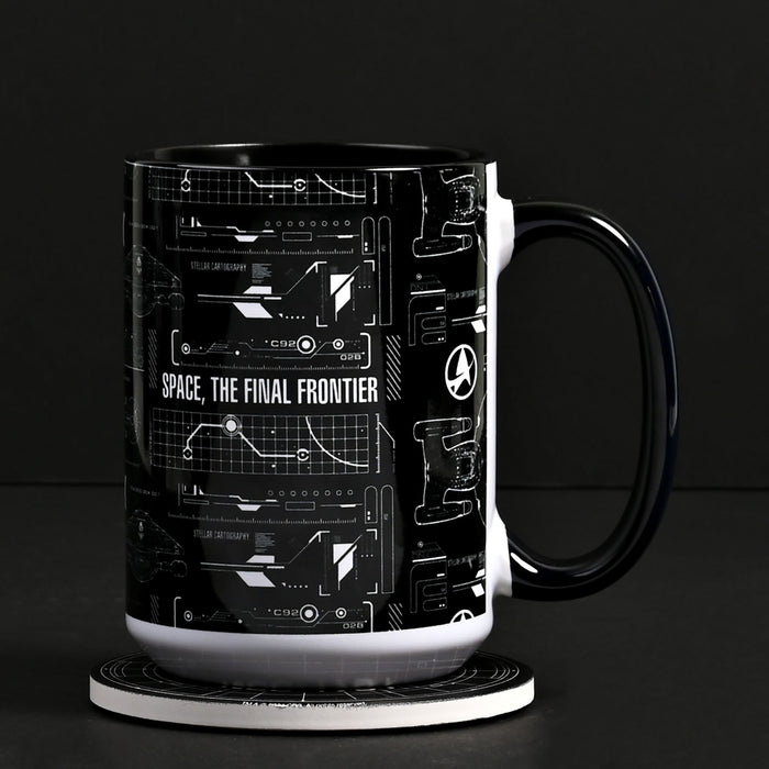 Star Trek Tech Black & White 15oz Mug
