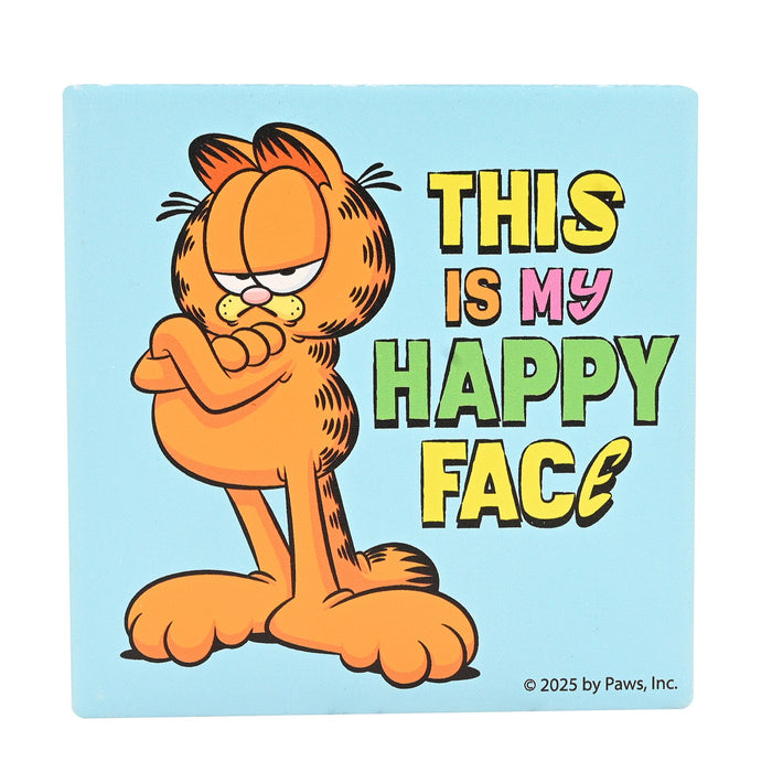 Fandomania Garfield 'This Is My Happy Face' Coaster