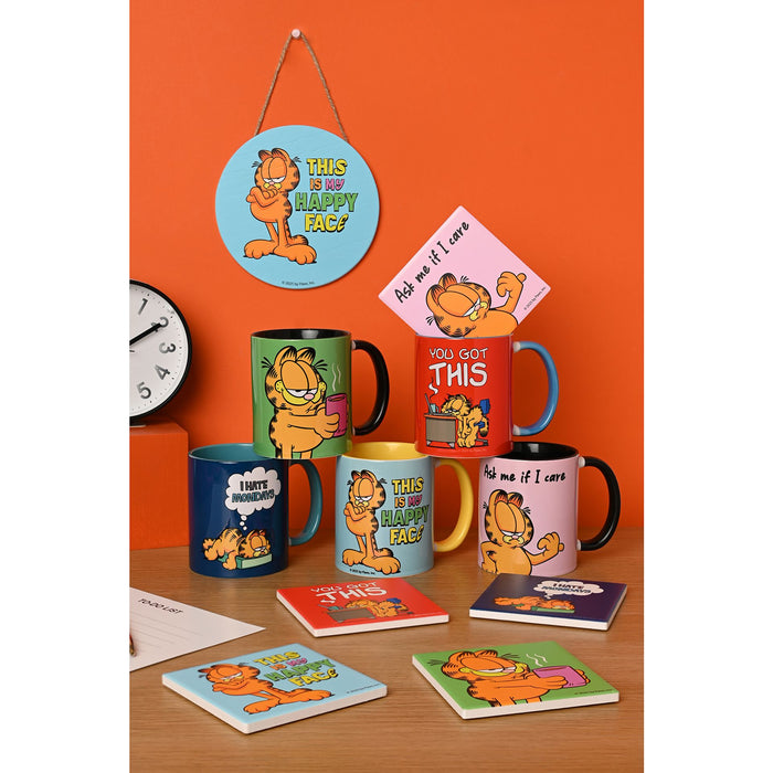 Fandomania Garfield 'This Is My Happy Face' Coaster