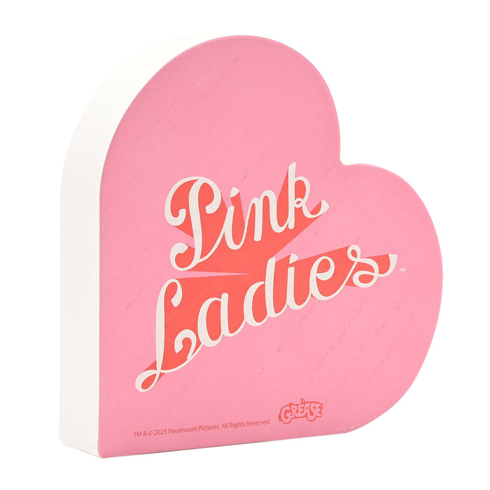 Fandomania Grease 'Pink Ladies' Standing Heart Plaque