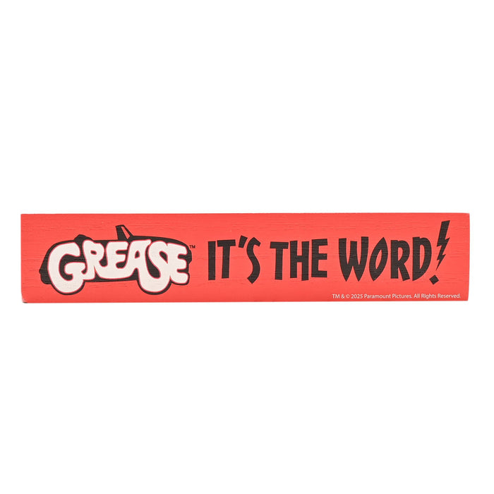 Fandomania Grease 'It's The Word' Mantel Plaque