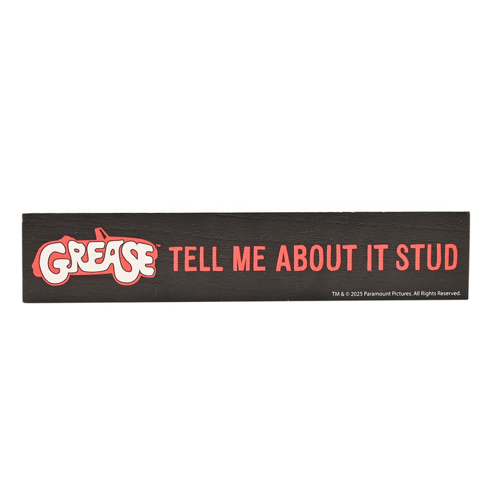 Fandomania Grease 'Tell Me About It, Stud' Mantel Plaque