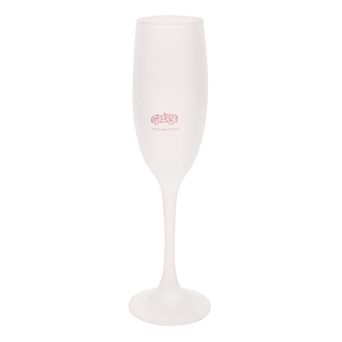 Fandomania Grease 'Pink Ladies' Frosted Flute Glass