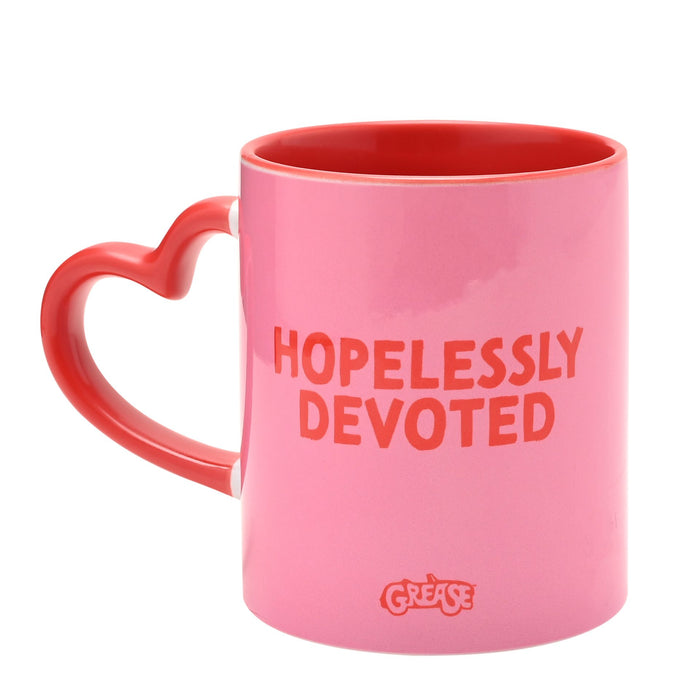 Fandomania Grease Pink Ladies 'Hopelessly Devoted' Heart-Handled Mug