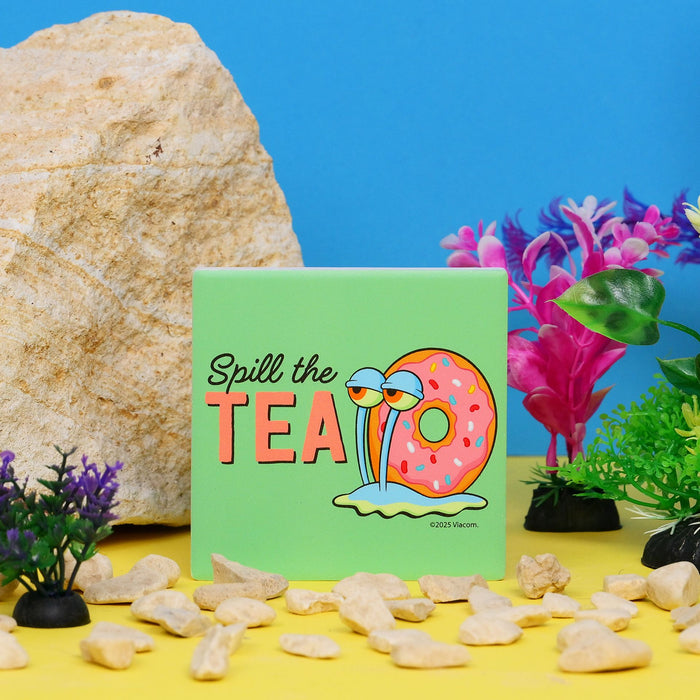 Fandomania Spongebob Gary 'Spill The Tea' Coaster
