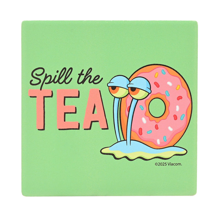 Fandomania Spongebob Gary 'Spill The Tea' Coaster