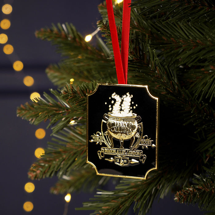 Harry Potter Alumni Metal Epoxy Hanging Dec - Leaky Cauldron