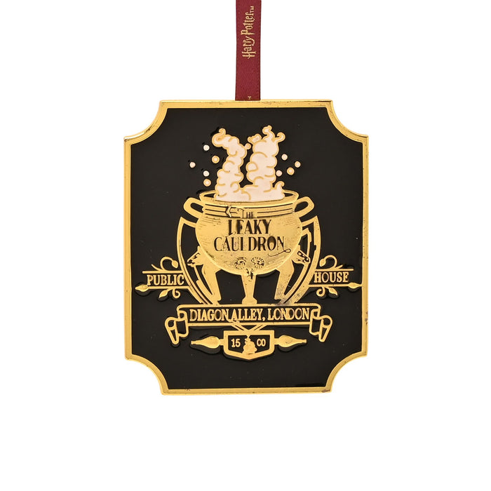Harry Potter Alumni Metal Epoxy Hanging Dec - Leaky Cauldron