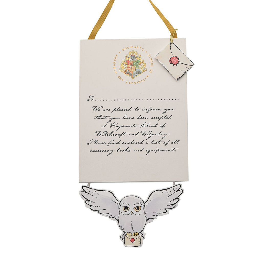 Charms Plaque Hogwarts Letter
