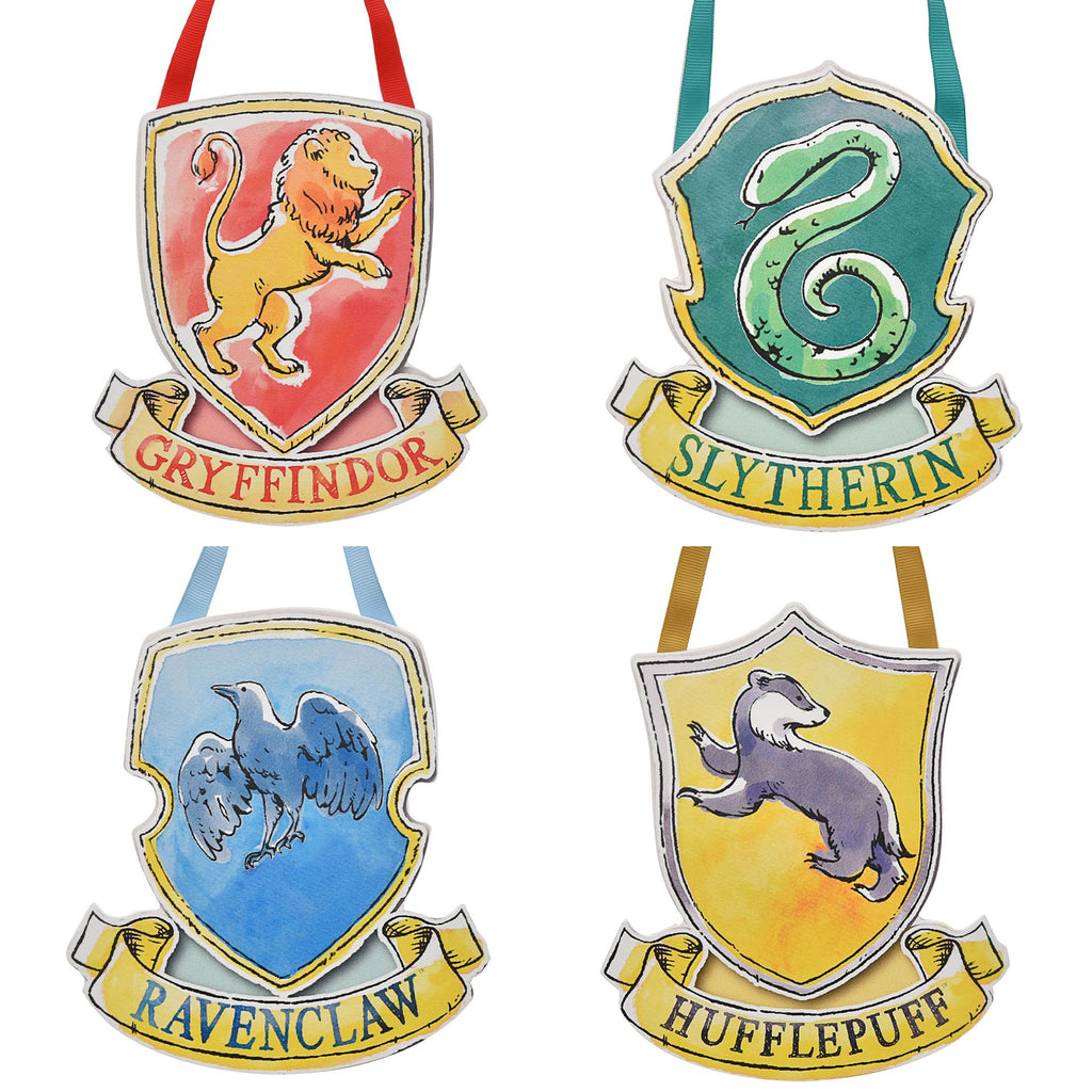 Charms Set 4 Hanging House Plaques