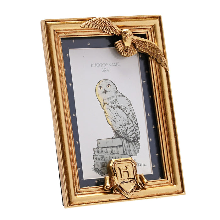 Warner Bros Harry Potter Alumni Gold Photo Frame Hedwig