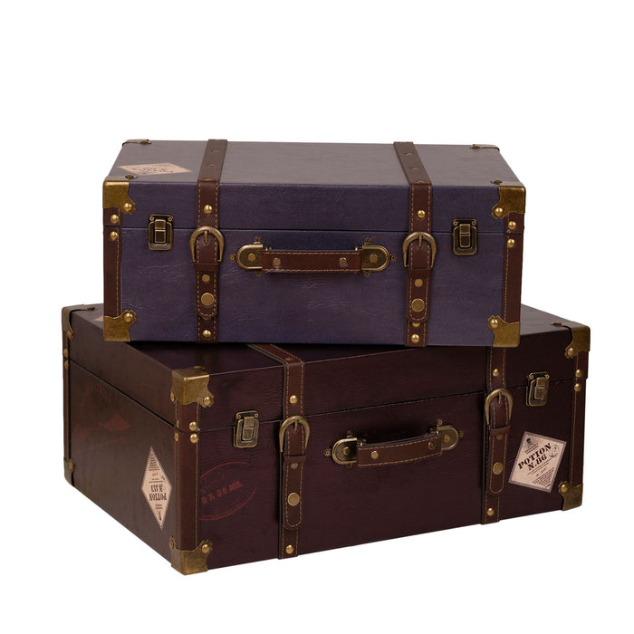 Warner Bros Harry Potter Alumni Burgundy Suitcase Set of 2