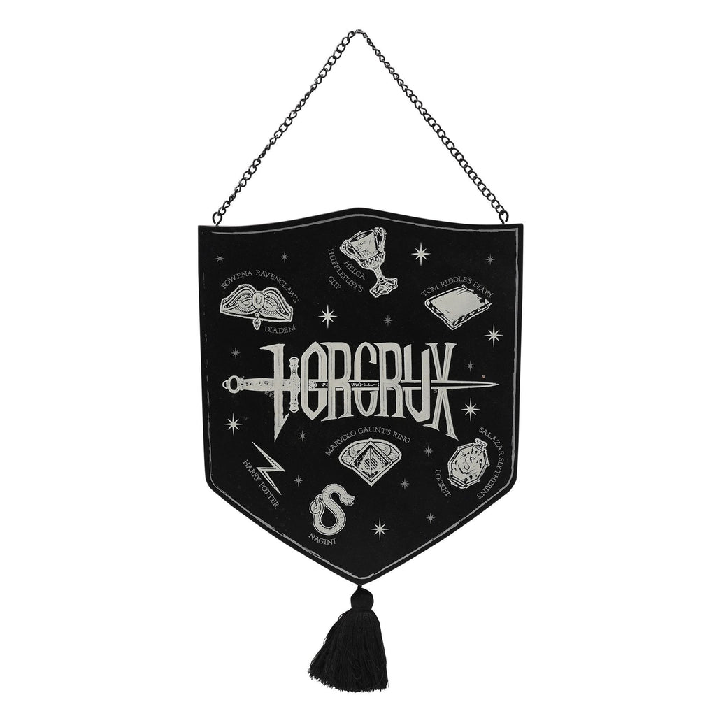 Warner Bros Dark Arts Glow Dark Wooden Plaque Horcrux