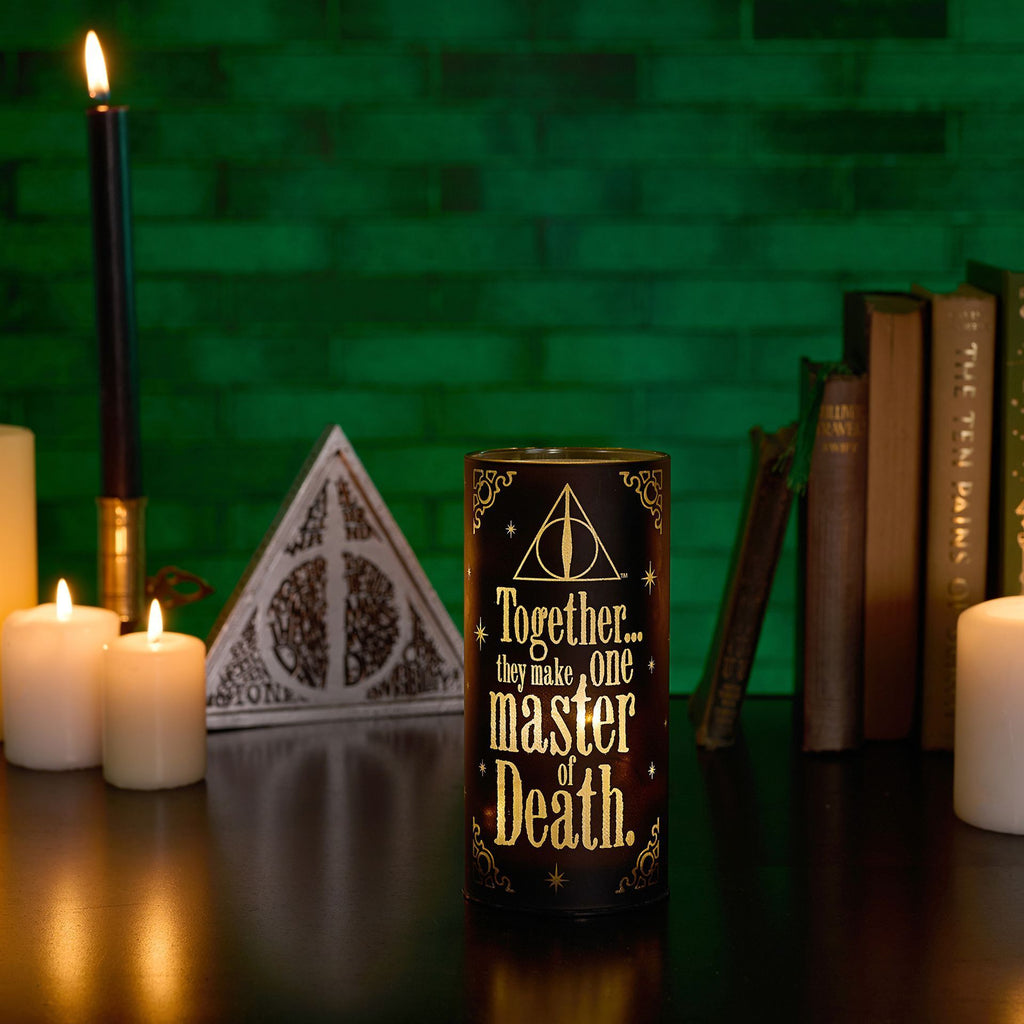Warner Bros Dark Arts Light Up Tube Deathly Hallows