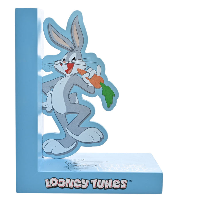 Warner Bros Looney Tunes Bugs Bunny And Lola Wooden Book Ends