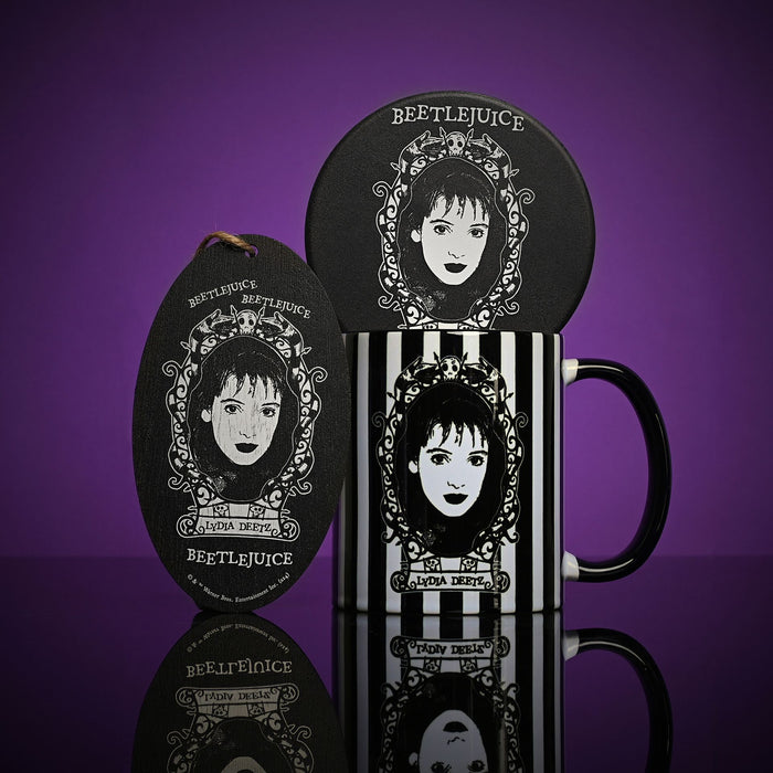 Warner Bros Beetlejuice Striped Mug - Lydia