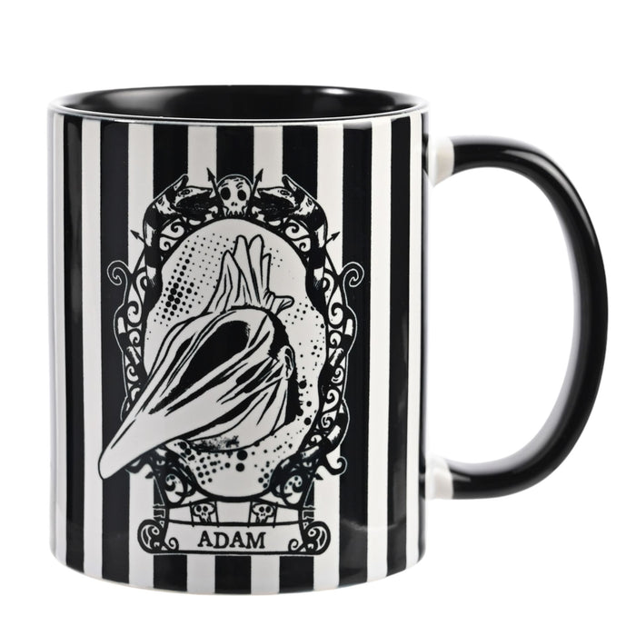 Warner Bros Beetlejuice Striped Mug - Adam