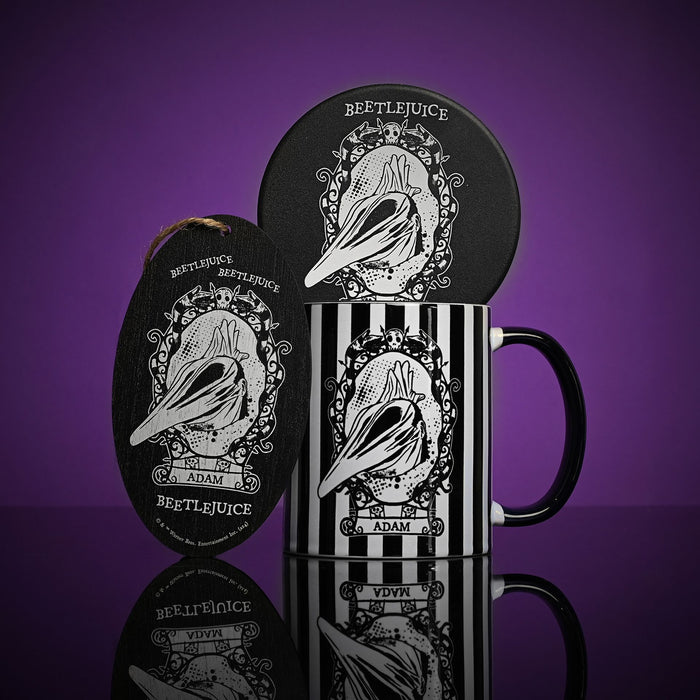 Warner Bros Beetlejuice Striped Mug - Adam