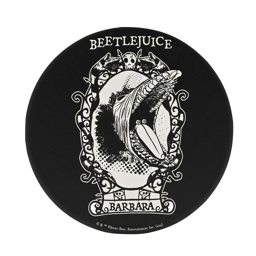 Beetlejuice Ceramic Coaster Barbara