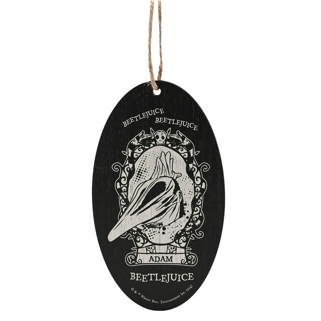 Beetlejuice Oval Hanging Decoration Adam