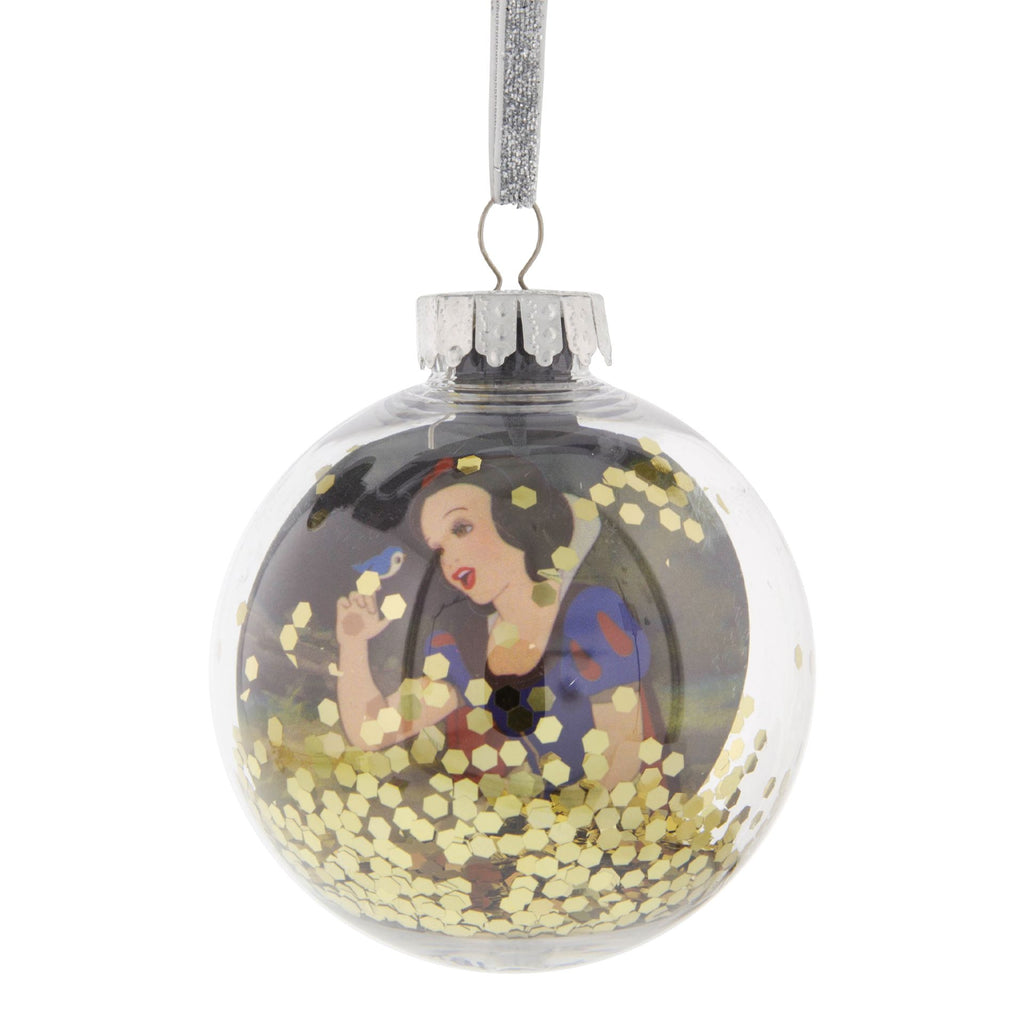 Snow White Sequin 2D Bauble