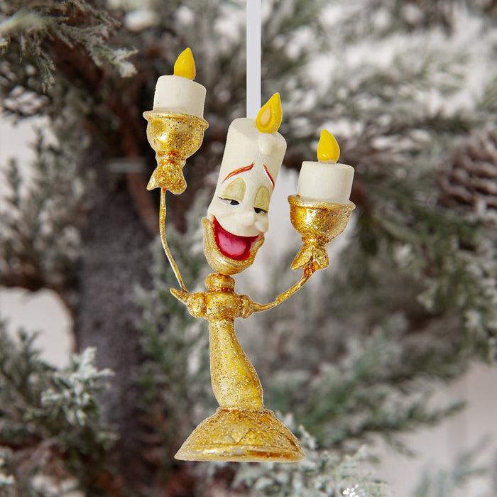 Disney Set of 4 Beauty & The Beast Resin Hanging Decorations