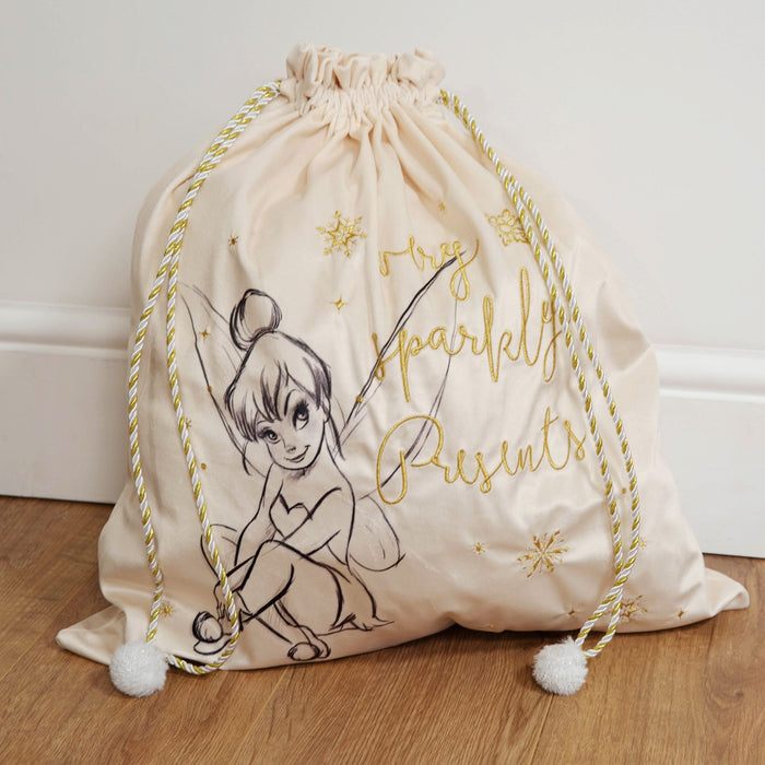 Disney Velvet Xmas Sack Tinkerbell