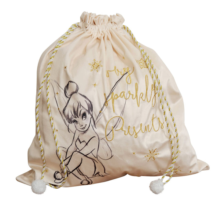 Disney Velvet Xmas Sack Tinkerbell