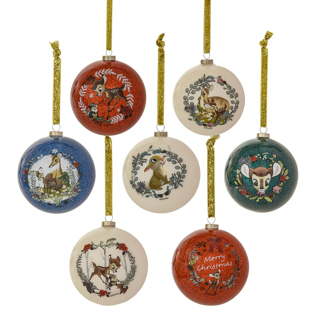 Enchanted Forest Bambi Set 7 Baubles