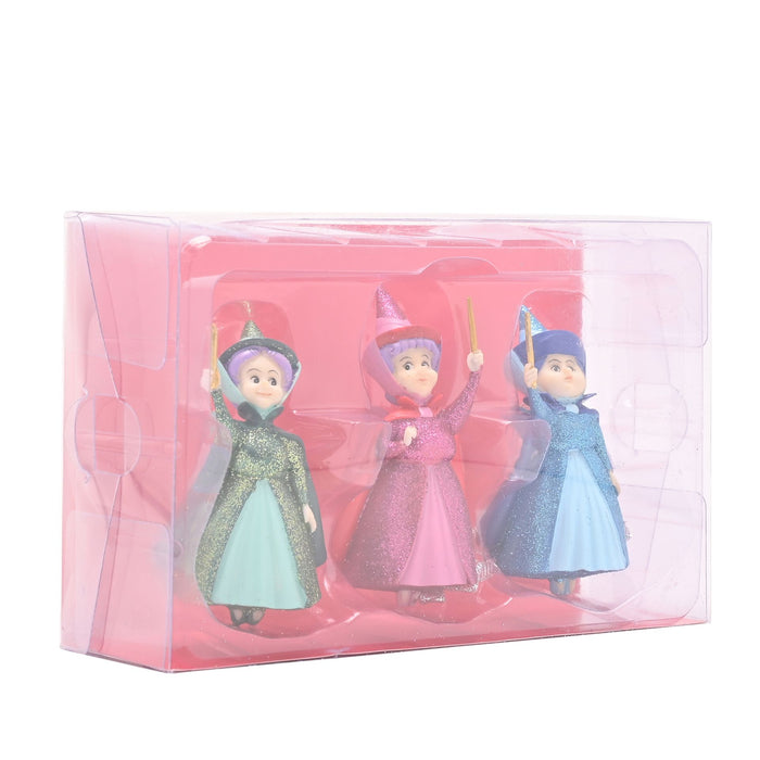 Disney Set of 3 Hanging Ornaments Merryweather, Flora, Fauna