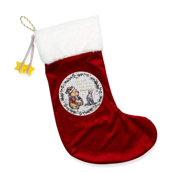 Disney Winnie Christmas Stocking "Favourite Day"