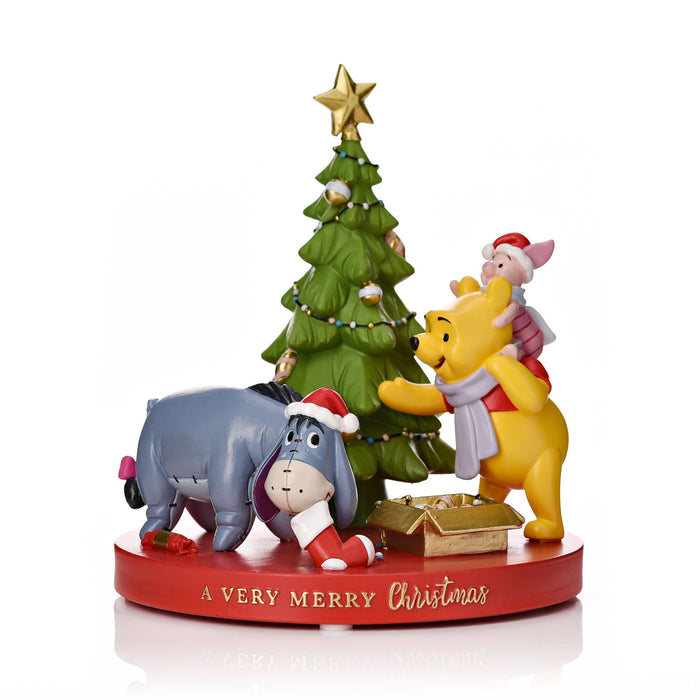 Disney Winnie Large Figurine "A Very Merry Christmas"