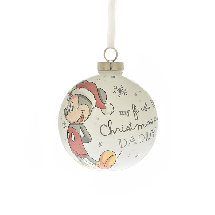 Mickey Ceramic Bauble - Daddy