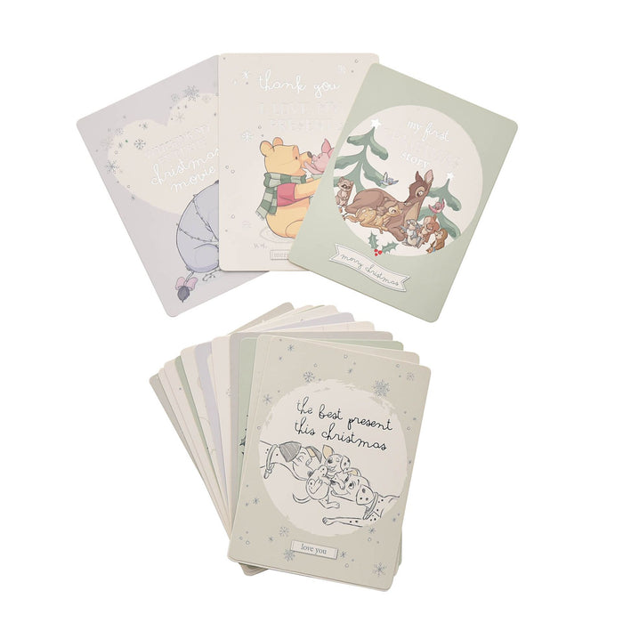 Disney Baby's First Christmas Set of 15 Milestone Cards